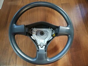 O#443 Primera Camino Wagon 1.8G GF-WQP11 latter term (Ⅲ type ) original urethane steering gear steering wheel trim G Harness cut . ownership 