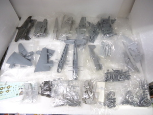  fighter (aircraft) all sorts assembly ending plastic model parts other together large amount Junk set ⑦