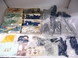  fighter (aircraft) all sorts assembly ending plastic model parts other together large amount Junk set ⑨