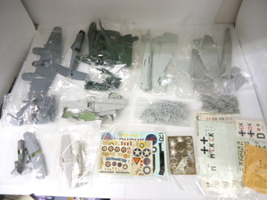 fighter (aircraft) all sorts assembly ending plastic model parts other together large amount Junk set ⑮