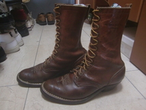 HATHORN BOOTS ハソーン ドレスステッチ USA ビンテージ 茶 US8程度 ホワイツ_画像4