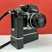 ◆ Nikon F2 フィルム一眼レフカメラ ボディ NIKKOR 28mm F3.5 / Zoom-NIKKOR 80〜200mm F4.5 レンズ MD-2 MB-1 通電、露出計OK ニコン_画像3