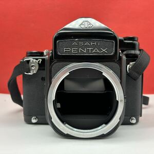 ◆ PENTAX 6×7 TTLファインダー 中判カメラ フィルムカメラ ボディ 露出計OK 現状品 ペンタックス