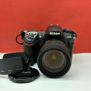 ◆ 【防湿庫保管品】 Nikon D200 デジタル一眼レフカメラ ボディ AF-S NIKKOR 18-70mm F3.5-4.5G ED DX レンズ 動作確認済 ニコン