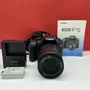 ◆ Canon EOS Kiss X4 デジタル一眼レフカメラ ボディ EF-S LENS 55-250mm F4-5.6 レンズ 動作確認済 キャノン 