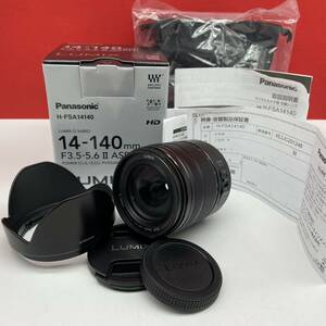 □ 防湿庫保管品 Panasonic LUMIX H-FS14140 G VARIO 14-140mm F3.5-5.6 ASPH. カメラレンズ AF動作確認済 ルミックス パナソニック 