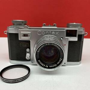 □ CONTAX IIa Zeiss Ikon レンジファインダー フィルムカメラ ボディ sonnar 50mm F2 T レンズ 動作確認済 ツァイス イコン コンタックス