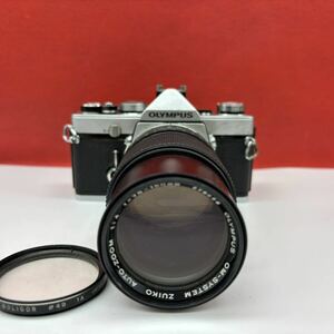 ◆ OLYMPUS M-1 フィルムカメラ 一眼レフカメラ ボディ OM-SYSTEM ZUIKO AUTO-ZOOM F4 75〜150mm シャッターOK オリンパス