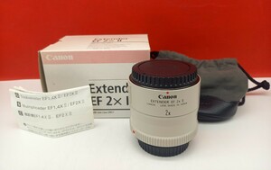 ■ Canon EXTENDER EF 2X II エクステンダー レンズ カメラ アクセサリー 付属品 キャノン