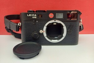 ■ Leica M6 ボディ ブラック フィルムカメラ 動作確認済 シャッター、露出計OK レンジファインダー ライカ