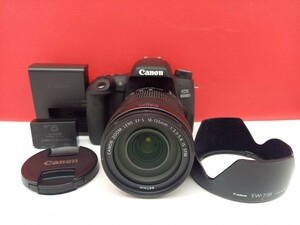 ■ Canon EOS 8000D デジタル一眼レフカメラ ボディ EF-S 18-135mm F3.5-5.6 IS STM レンズ 動作確認済 シャッター、フラッシュOK キャノン
