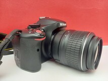 ■ Nikon D5100 デジタル一眼レフカメラ ボディ AF-S NIKKOR 18-55mm F3.5-5.6G DX VR レンズ 動作確認済 シャッターOK バッテリー ニコン_画像4