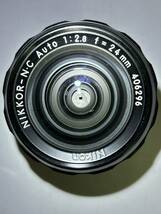 ≡ Nikon NIKKOR-NC Auto 1:2.8 f=24mm カメラレンズ 単焦点 マニュアルフォーカス ニコン_画像8
