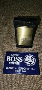 Zippo　SUNTORY　BOSS　COFFEE　SCB 704　サントリー　ボス　コーヒー 未着火品+非売品