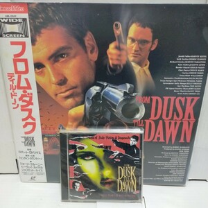 LD＆CDセット/ROBERT RODRIGUEZ ロバート・ロドリゲス監督作品/FROM DUSK TILL DAWN フロム・ダスク・ティル・ドーン/AML-0042+サントラCD