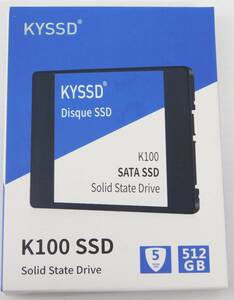 ◆KYSSD◆K100シリーズSSD◆2.5インチ内蔵SSD◆512GB◆SATA3.0◆6Gb/s 7mm◆