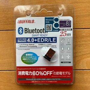 BUFFALO Bluetooth4.0+EDR/LE対応 アダプター BSBT4D09BK