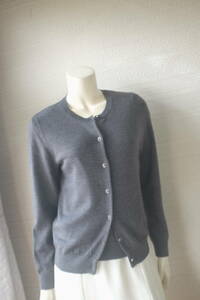  Talbots *TALBOTS* beautiful goods * ensemble knitted * gray series *M number 