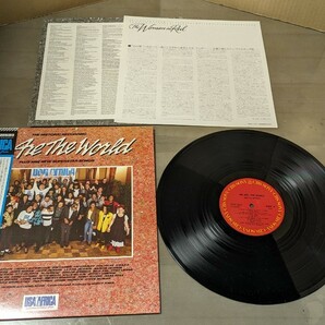 帯付 ダブルジャケット LP  USA FOR AFRICA / ウィー・アー・ザ・ワールド WE ARE THE WORLD LP 173 レコードの画像1