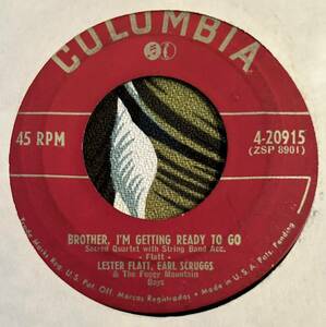 Lester Flatt, Earl Scruggs US Original 7inch Get In Line Brother (If You Want To Go Home) .. Bluegrass