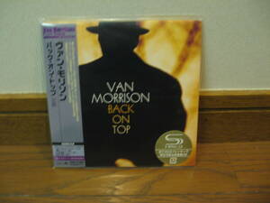 ヴァン・モリソン　バック・オン・トップ　(紙ジャケット仕様)　帯付きレア廃盤品　ユニバーサル　Van　Morrison