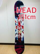 HEAD ヘッド　MATRIX FLOCKA 151cm スノーボード　板のみ　#545915_画像1