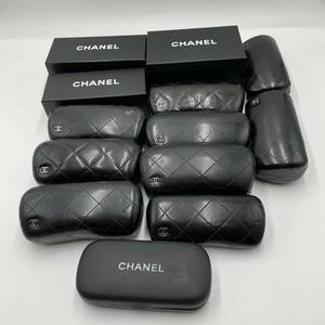 1円　まとめ売り　CHANEL シャネル サングラスケース ココマーク 空箱 ブラック 黒 