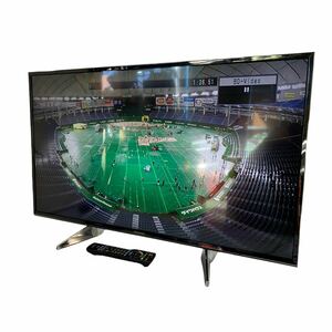 ★動作確認済み Panasonic パナソニック ハイビジョン 液晶テレビ TH-43EX750 43V型 2017年製 リモコン / B-CASカード付 中古品 管理J474