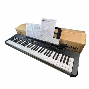 ★美品 動作確認済み CASIO 電子キーボード Casiotone CT-S200 2022年製 ブラック 電子ピアノ 説明書 楽譜立て ACアダプタ 中古品 管理J495