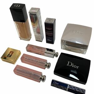 ★使用済 Dior ディオール コスメ 10個 まとめ売りリップ アイシャドウ パウダー マキシマイザー 他 イヴ・サンローラン 中古品 管理J499