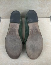 Vincenza Ferrara ヴィンツェンツオ フェッラーラ 靴 ローファー パンプス サイズ表記36 MADE IN ITALY グリーン系_画像6