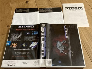 ★PC-88 ストーム STORM SFシミュレーションRPG マイクロネット PC88 X