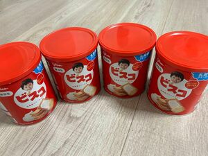 グリコ ビスコ 保存缶 30枚 菓子 まとめ売り セット 保存食 長期保存 非常食 防災 備蓄 4缶