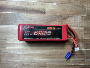 リポバッテリー KYPOM K6 22.2V 5100mA 35C-70C