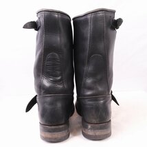 センドラ エンジニア ブーツ ~29.0cm 位 sendra 90's 位 黒 ブーツ メンズ 古着 中古 eb1183_画像4