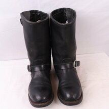 センドラ エンジニア ブーツ ~29.0cm 位 sendra 90's 位 黒 ブーツ メンズ 古着 中古 eb1183_画像2