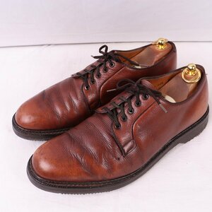  Alden 10 AA/B absolute size 27.0cm-27.5cm rank plain WELTERWEIGHT ALDEN old Logo well ta- weight dress shoes men's used ds4236