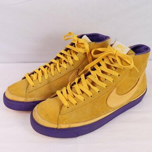 BLAZER HIGH PREMIUM QK - NBA PACK 28.0cm/NIKE ブレザーハイプレミアム レイカーズカラー ナイキ 古着 中古 メンズ スニーカー xx7777