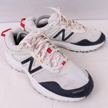 510 ニューバランス 27.5cm/new balance 白 ホワイト 紺 赤 中古 古着 スニーカー メンズ yy8731_画像7