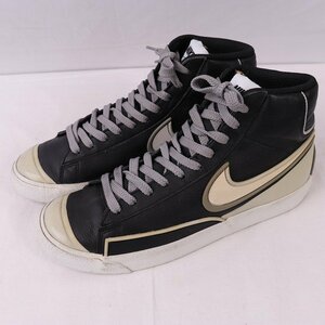 BLAZER MID 77 INFINITE 27.0cm/NIKE ブレーザーミッド77インフィニット ナイキ 古着 中古 黒 ブラック 白 グレー メンズ スニーカーxx7991