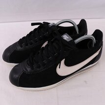 CLASSIC CORTEZ LEATHER 26.5cm/NIKE クラシックコルテッツレザー ナイキ 古着 中古 黒 ブラック 白 メンズ スニーカーxx8003_画像1