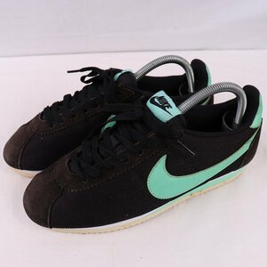 CORTEZ 26.0cm/NIKE コルテッツ ナイキ 古着 中古 黒 ブラック グリーン メンズ スニーカーxx8017