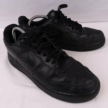 AIR FORCE 1 '07 30.0cm/NIKE エアフォース 1 '07 ナイキ 古着 中古 黒 オールブラック メンズ スニーカーxx8027_画像7