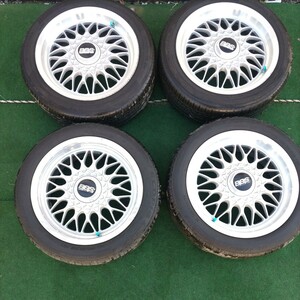 BBS〜年代物RG 15インチ〜エブリイ　ハイゼット　ワゴンR PCD100 4本セット〜165/55R15