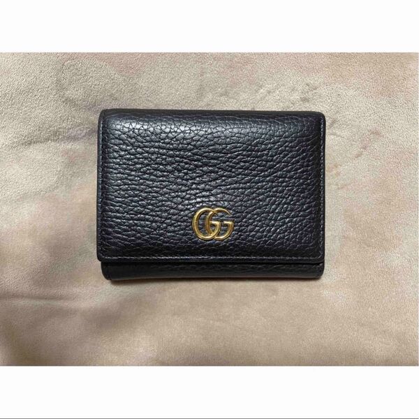 グッチ GUCCI ブラック 黒 財布 レザー