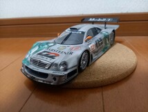 ジャンク　1／24　タミヤ　スポーツカーシリーズNo.201　メルセデスCLK-GTR　チームCLKスポーツウェア　完成品_画像2