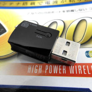 Logitec USB2.0対応 無線LANアダプタ LAN-W300N/U2SBK【中古】の画像2