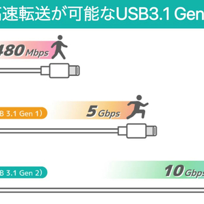 m.2 ssd ケース nvme sata 両対応 m.2 ssd 変換アダプタ USB3.1 Gen2対応 NGFF対応の画像4