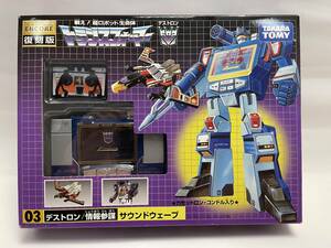 TF トランスフォーマー アンコール 03 サウンドウェーブ 送料込 /G1 復刻 カセットロン タカラトミー