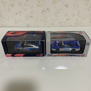 1/43 ミニカー エブロ Super GT GT-R & NSX ２台セット